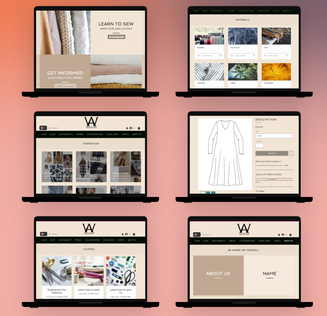 website prototype